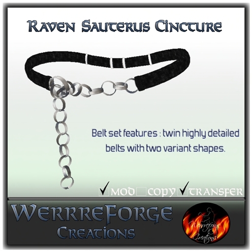 Raven Sauterus Cincture (Boxed)