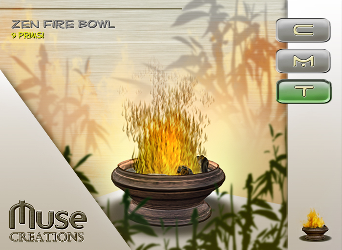 .:Muse Creations:. Zen Fire bowl