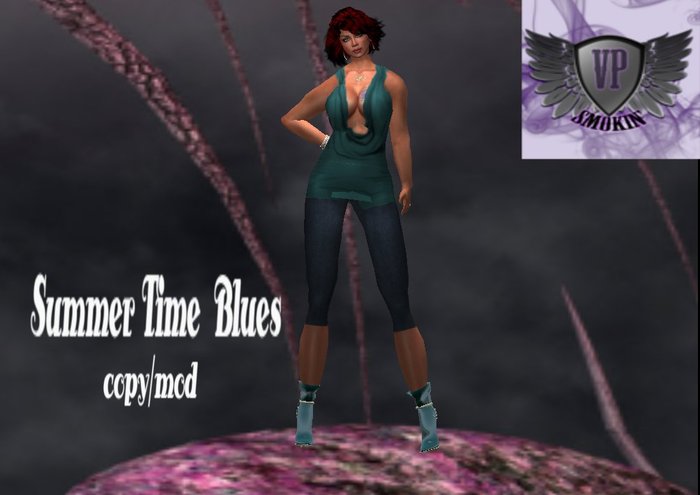 Summer Time Blues teal