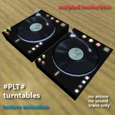#PLT# DJ-turntables (for DJ booth)