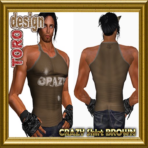 Crazy shirt BROWN
