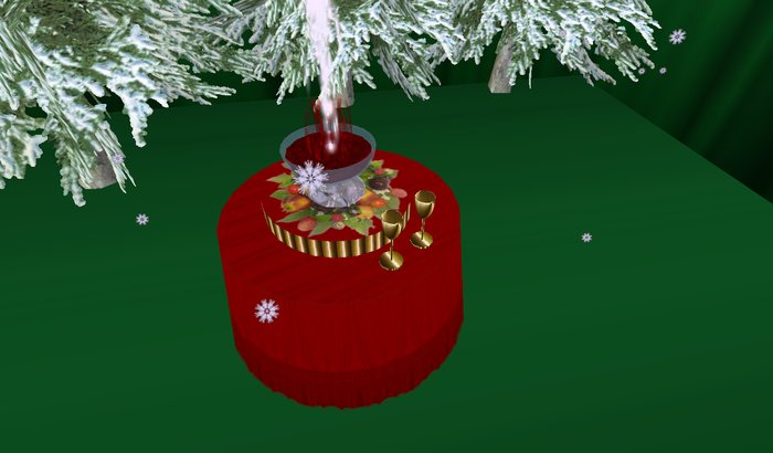 Christmas Fruit Punch Fountian