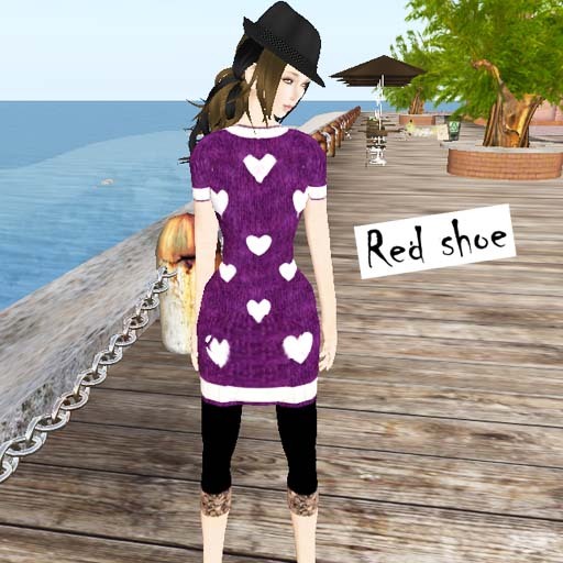 ::LPF::Heart long sweater