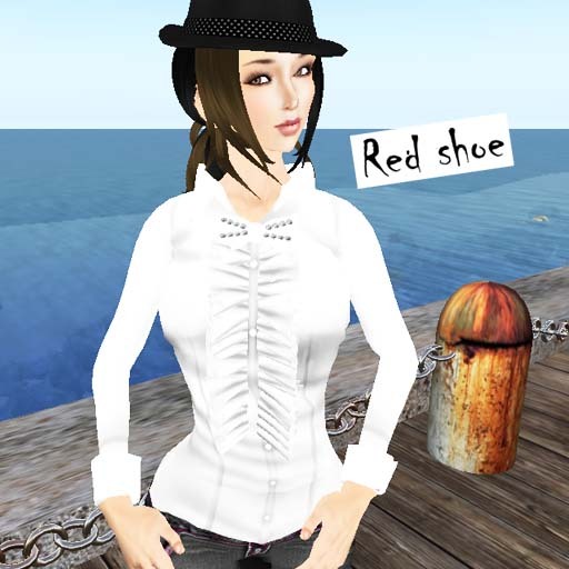 ::LPF::white lace shirt