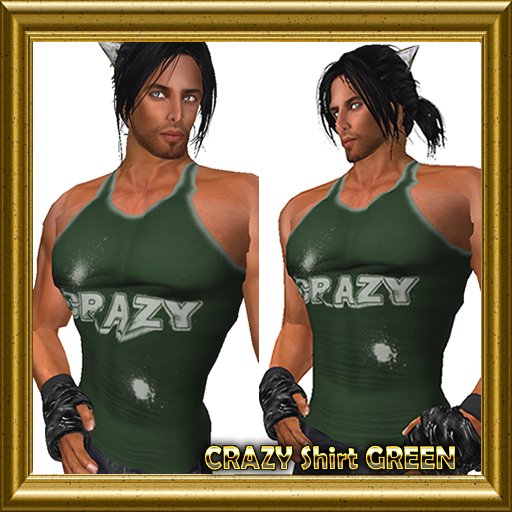 Green shirt CRAZY