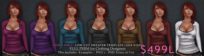 .:FI:. *Lowcut Sweaters* Template Psds/Pngs/Samples [Full Perm]