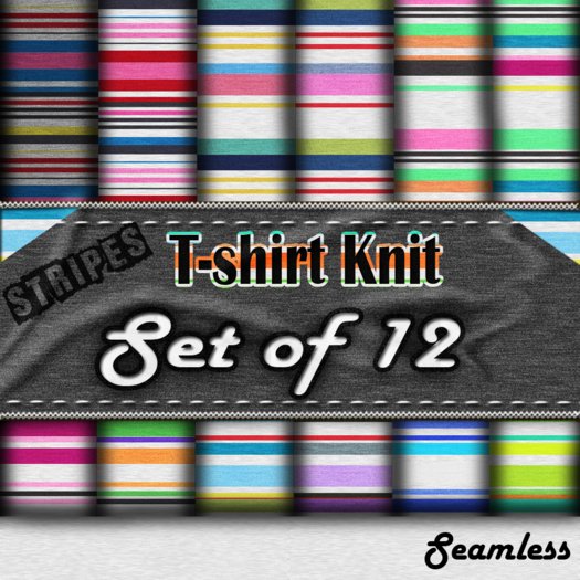 More Stripes - T-shirt Texture Pack 12
