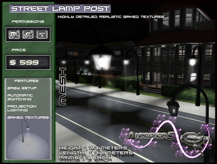 AnacondaS Street Lamps