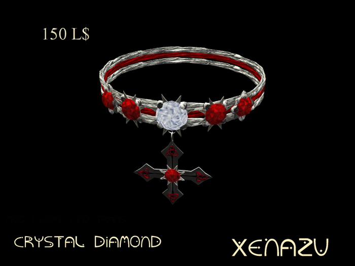 *XenAzu* Crystal Diamond Silver