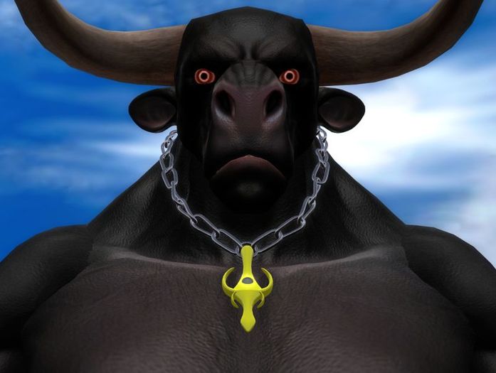 Second Life Marketplace - Niramyth Daenotaur Necklace Bull Head