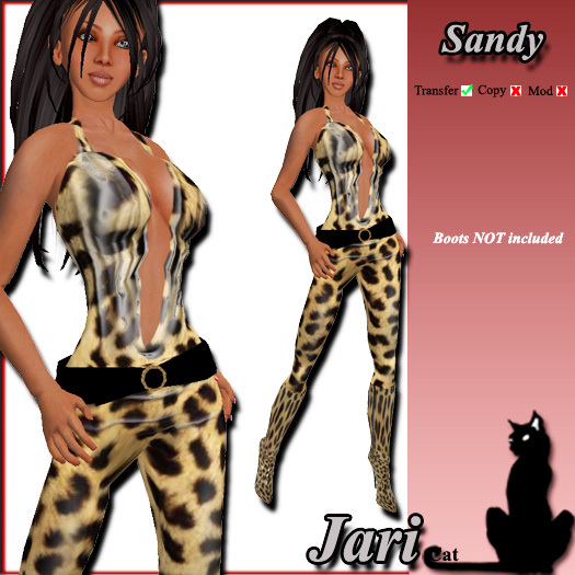 JariCat Sandy Catsuit - Cheetah