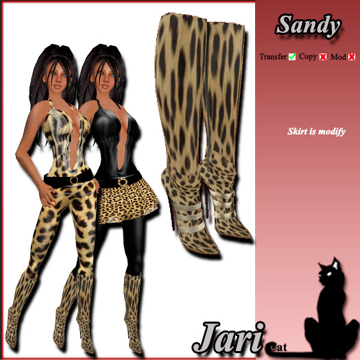 JariCat Sandy Complete Outfit - Cheetah