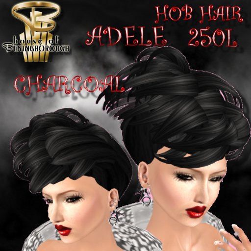 HOUSE OF BENINGBOROUGH HAIR - ADELE - charcoal