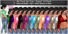 *Awesome Designs All Tied Up Tops Super Pack - 14 Colors