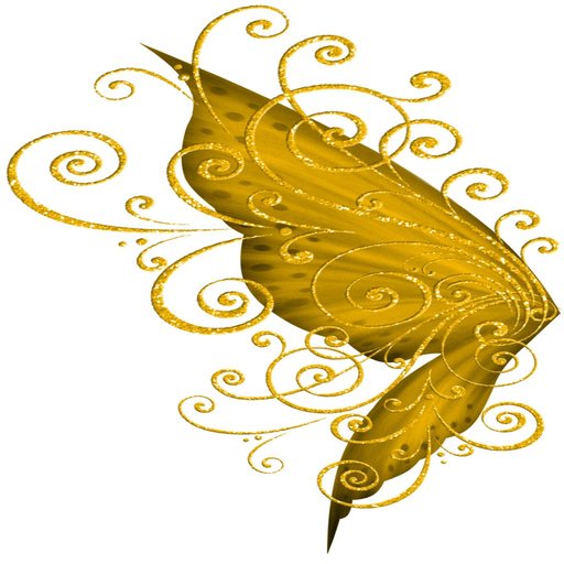 15 Elys wings swirl yellow 1 B