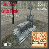 Sculpted celtic tomb + sculpty map full perms - 1 prim