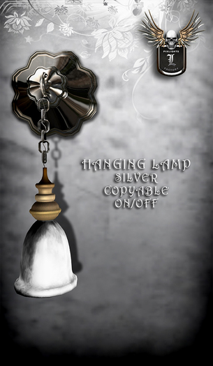 PIXLIGHTS Hanging lamp silver