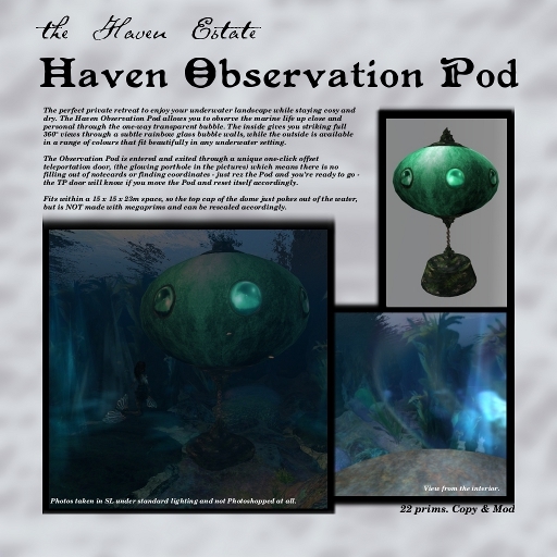 Haven Observation Pod - Green