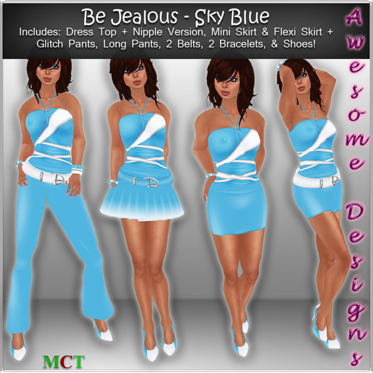 *Awesome Designs Be Jealous In Sky Blue