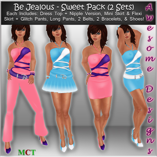 *Awesome Designs Be Jealous Sweet 2 Pack