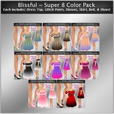 *Awesome Designs Blissful Dress Super 8 Set Pack