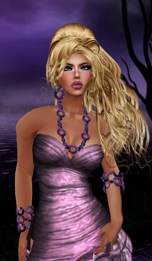 ^^MeL Millvale^^ PurpleMoon Earrings (Earrings Only)