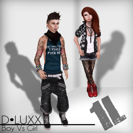 D.Luxx Poses - Boy Vs Girl