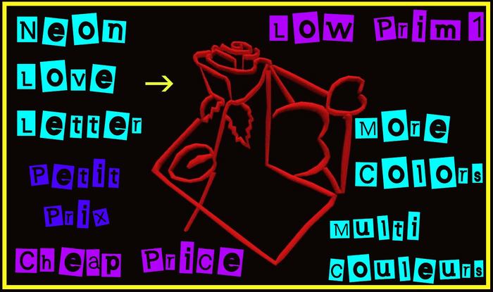 Neon Love Letter "Valentine's Day" 