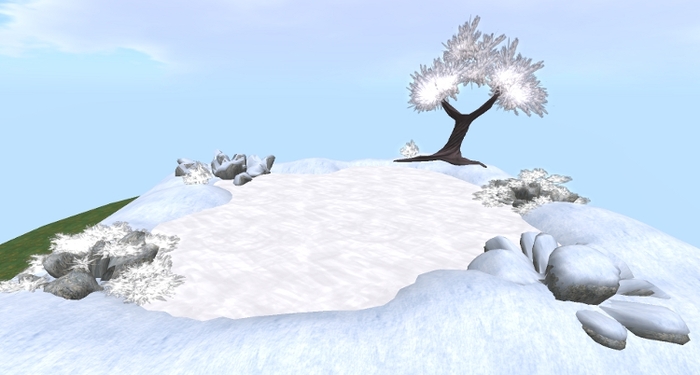 winter pond, 14 prims