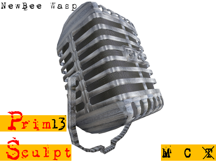 Sculpt Microphone Classic Retro Silver