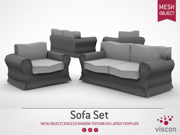 Viscon* Mesh Sofa Set