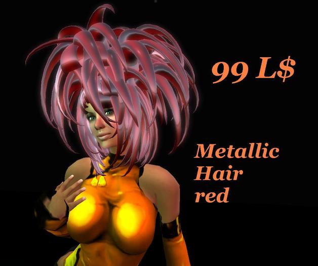 Metallic Hair red with Resizer