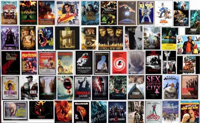 52 Classic Movie posters