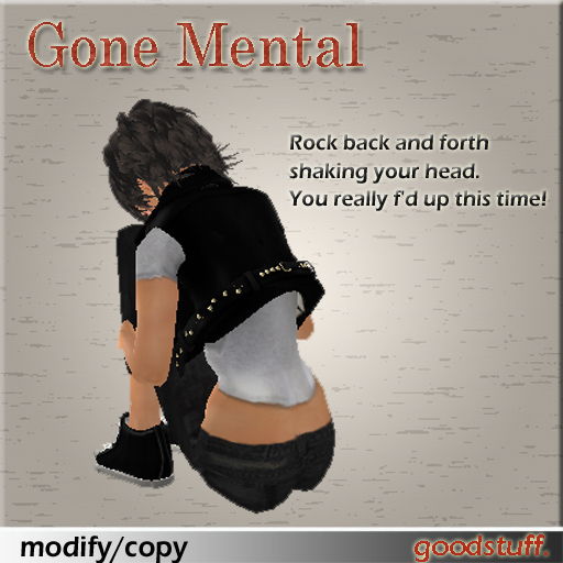 Gone Mental Poseball by goodstuff.