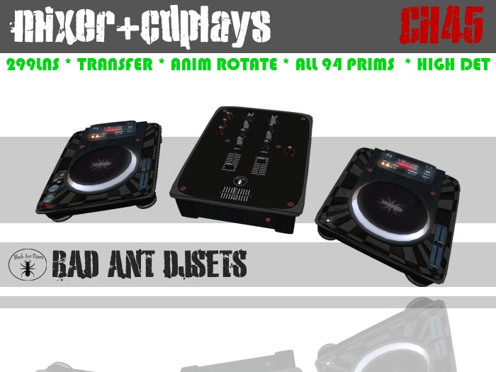 Bad Ant DjSets CH45 Set