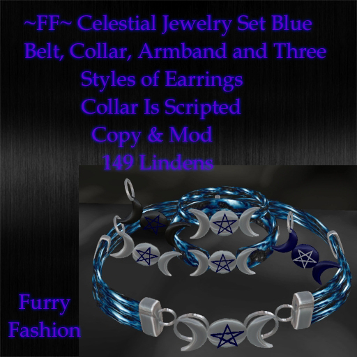 ~FF~ Celestial Jewelry Set Blue
