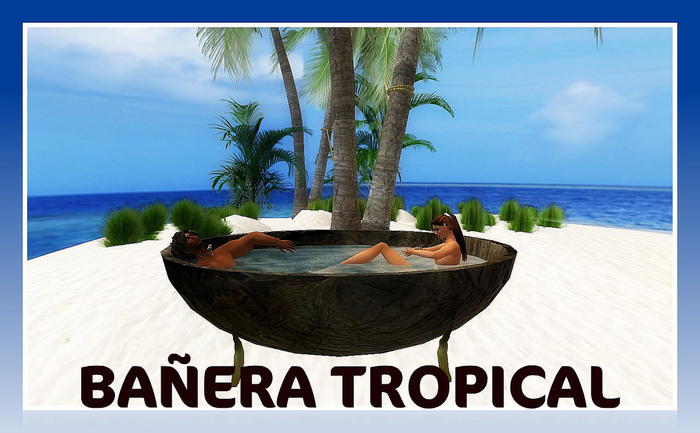 [KS] [TEAL SHOP] BAÑERA BATHTUB TROPICAL