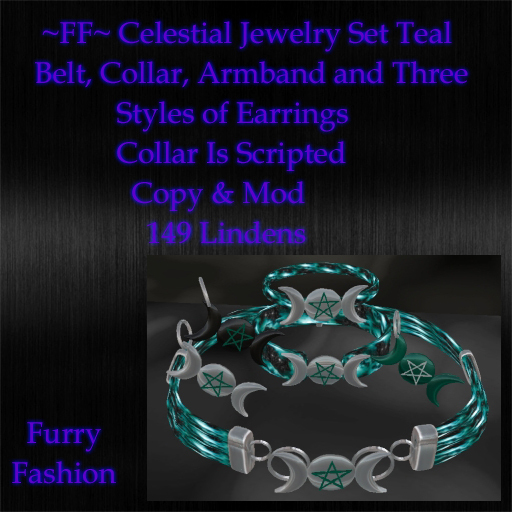 ~FF~ Celestial Jewelry Set Teal