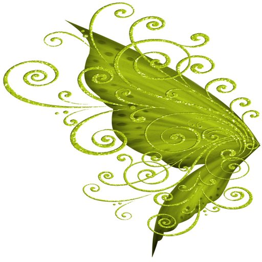 1  Elys wings swirl green 1 B