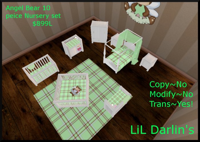 Angel Bear Nursery set *PROMO*