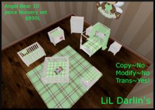 Angel Bear Nursery set *PROMO*