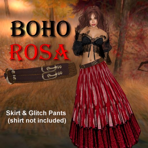BR - Boho ROSA Skirt