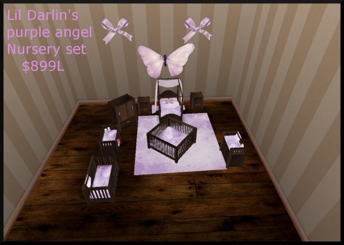 Purple Angel Nursery set *promo*