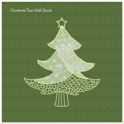 Christmas Tree Wall Decal