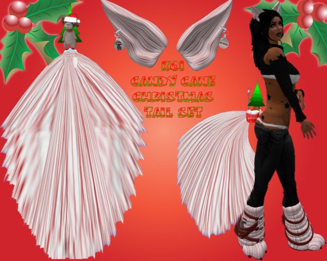 Koi Candy Cane Christmas set