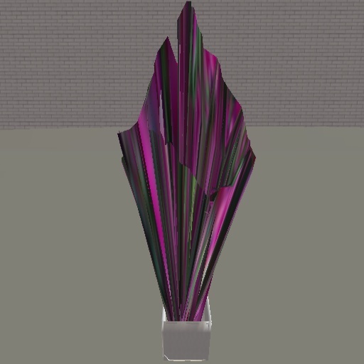 large moving sculpture planter
