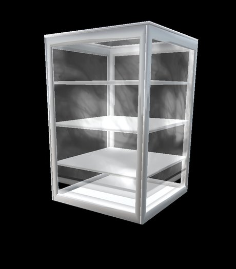 White Display Shelf by Rita Munro 2 Prims