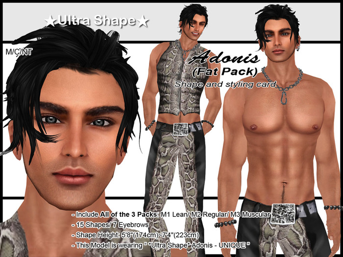 *Ultra Shape* Adonis - Fat Pack
