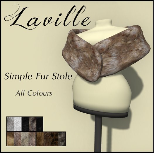 ! Laville ! Simple Fur Stole - Fat Pack 