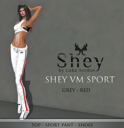 Shey Sport Wear Grey/Red
